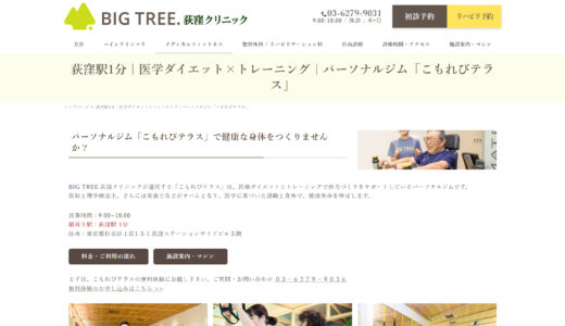 こもれびテラス（BIG TREE（ビッグツリー）.荻窪クリニック）を分析！口コミや営業時間は？